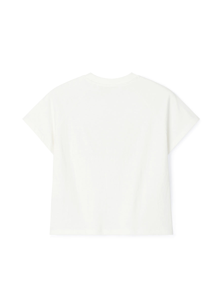 Fly Higher Bird Raglan T-shirt [Ivory]