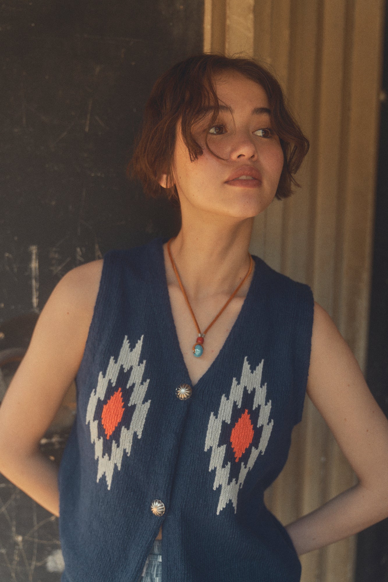 Chimayo Vest [Indian Navy]