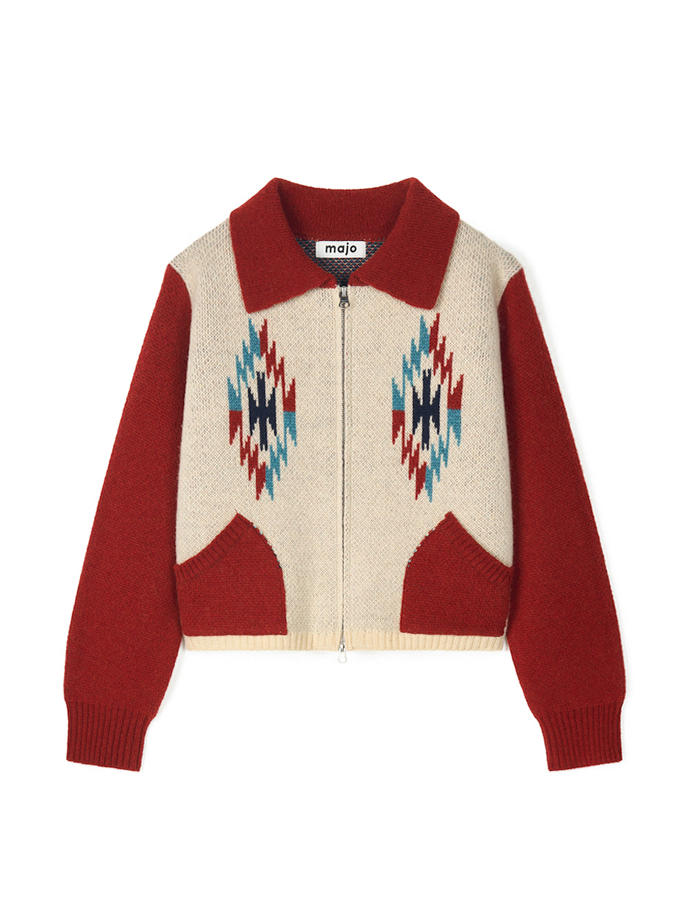 AYA Chimayo wool jacket [Burgundy]