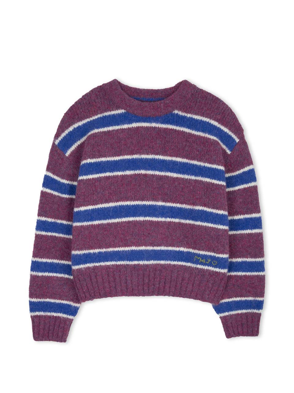 Paula Stripe Knit [Magenta Purple]