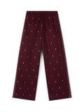Bohemian Jersey Pants [Burgundy]