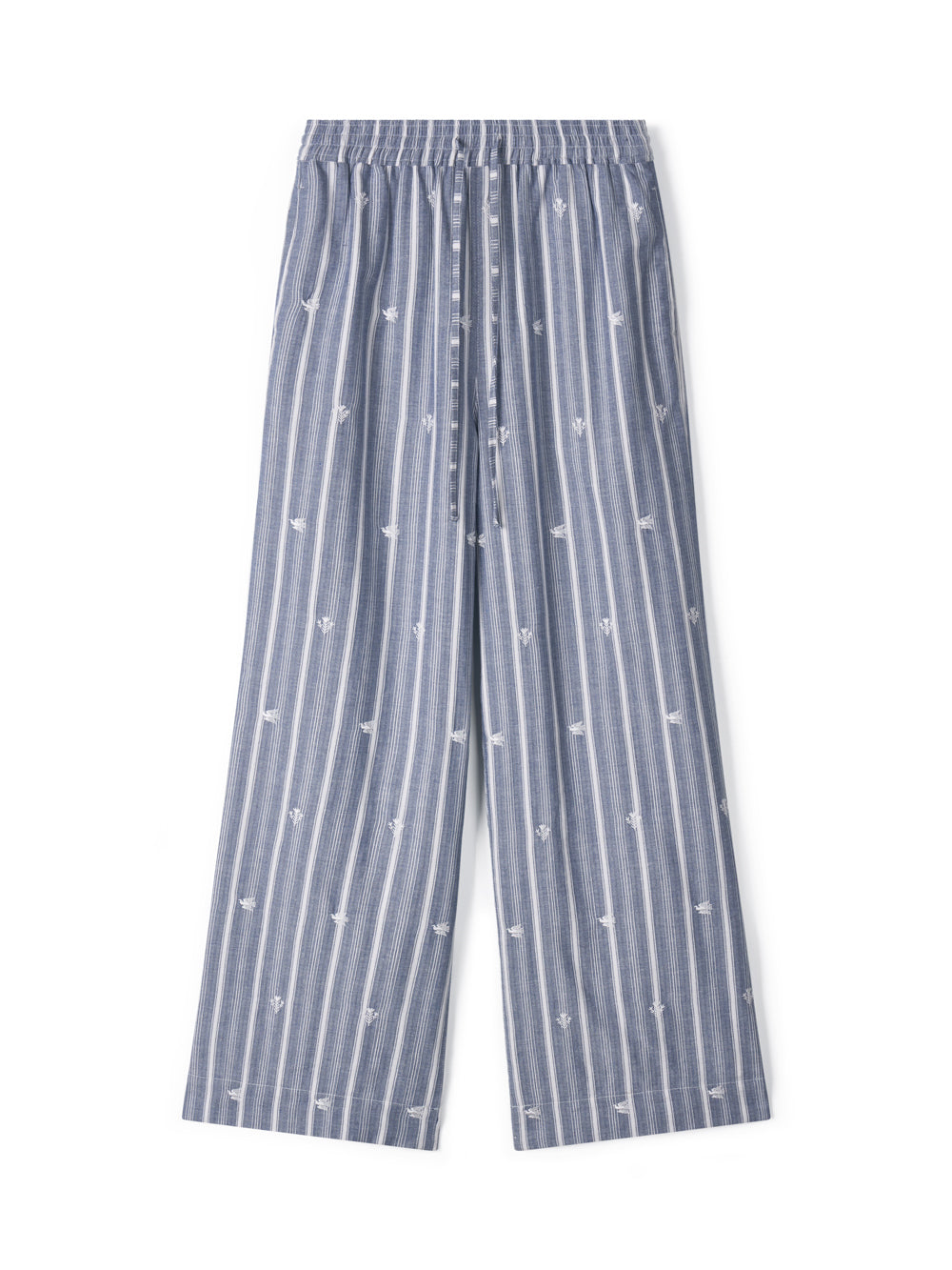 Birdsong Stripe Pants [Blue]
