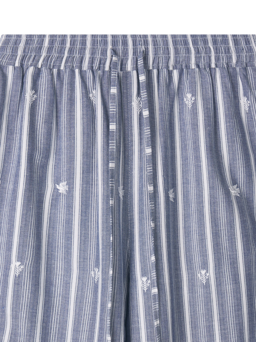Birdsong Stripe Pants [Blue]