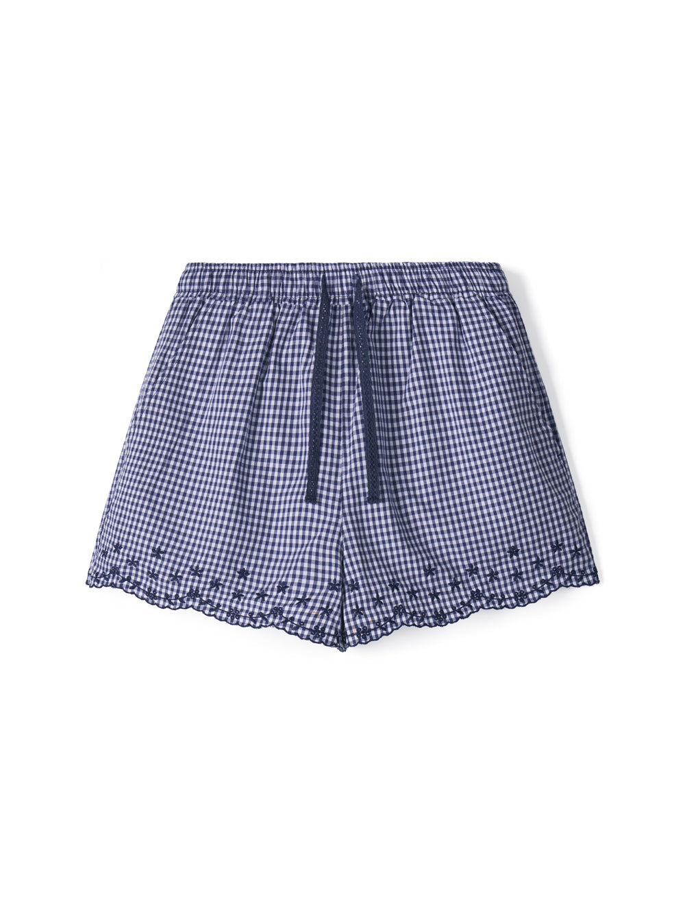 Rosy Check Shorts [Navy]