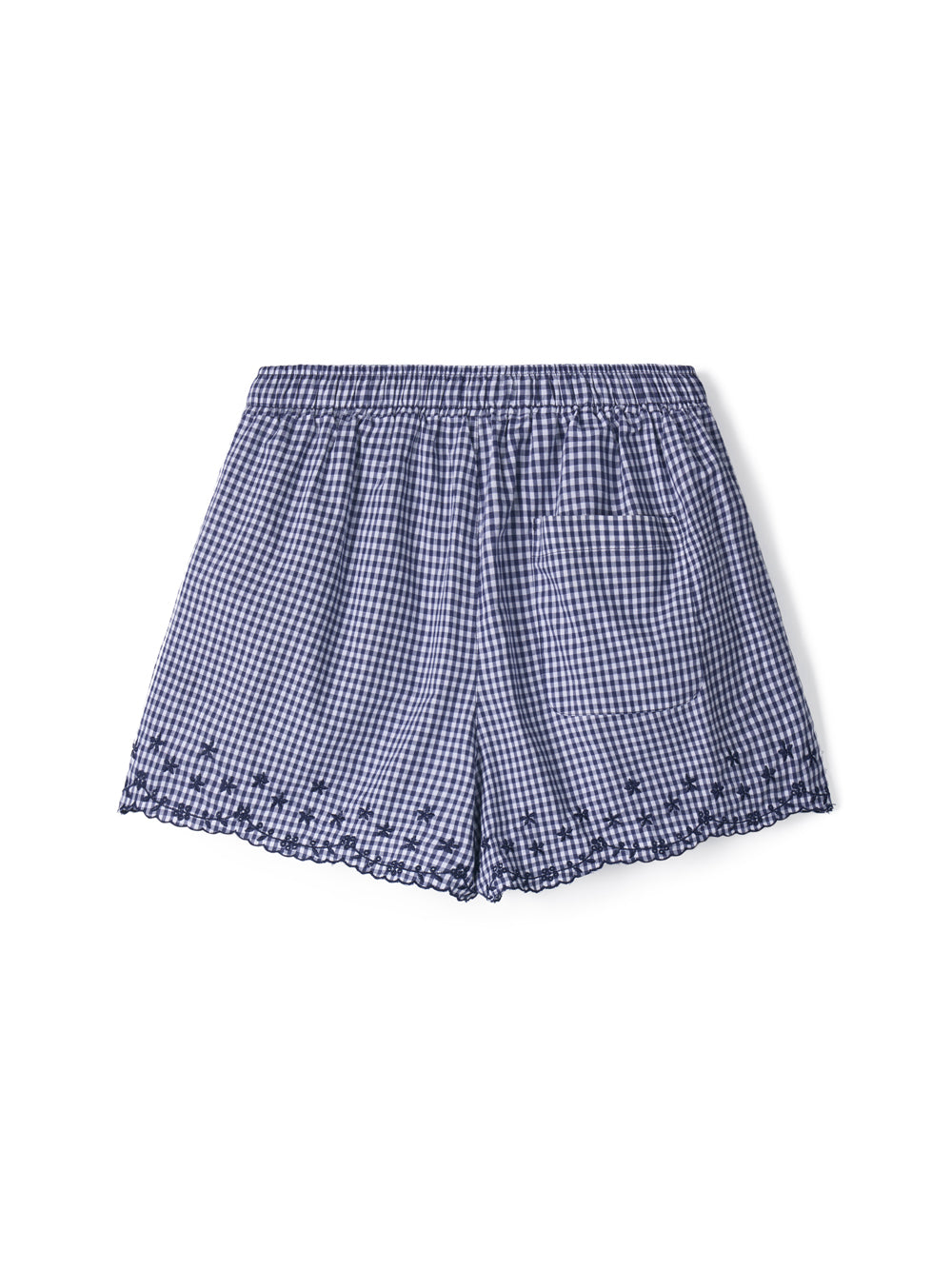 Rosy Check Shorts [Navy]
