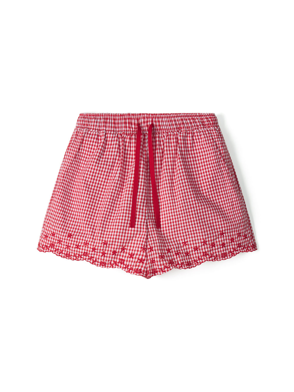 Rosy Check Shorts [Red]