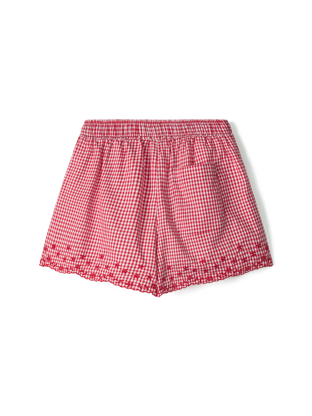Rosy Check Shorts [Red]