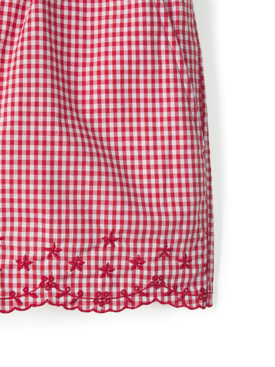 Rosy Check Shorts [Red]