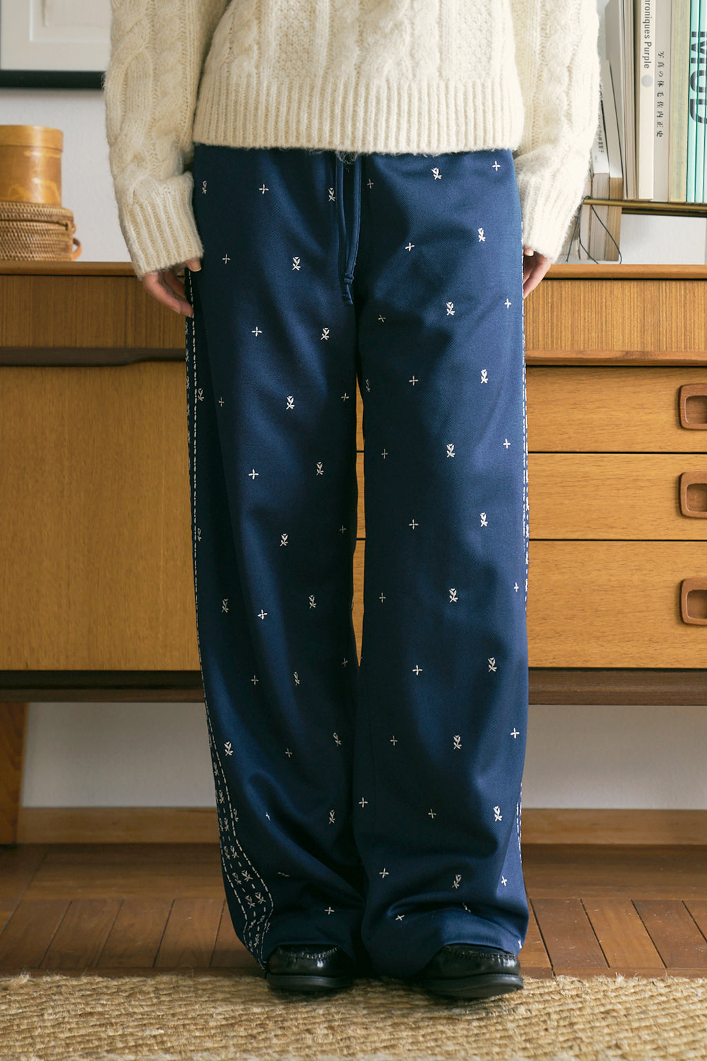 Bohemian Jersey Pants [Navy]