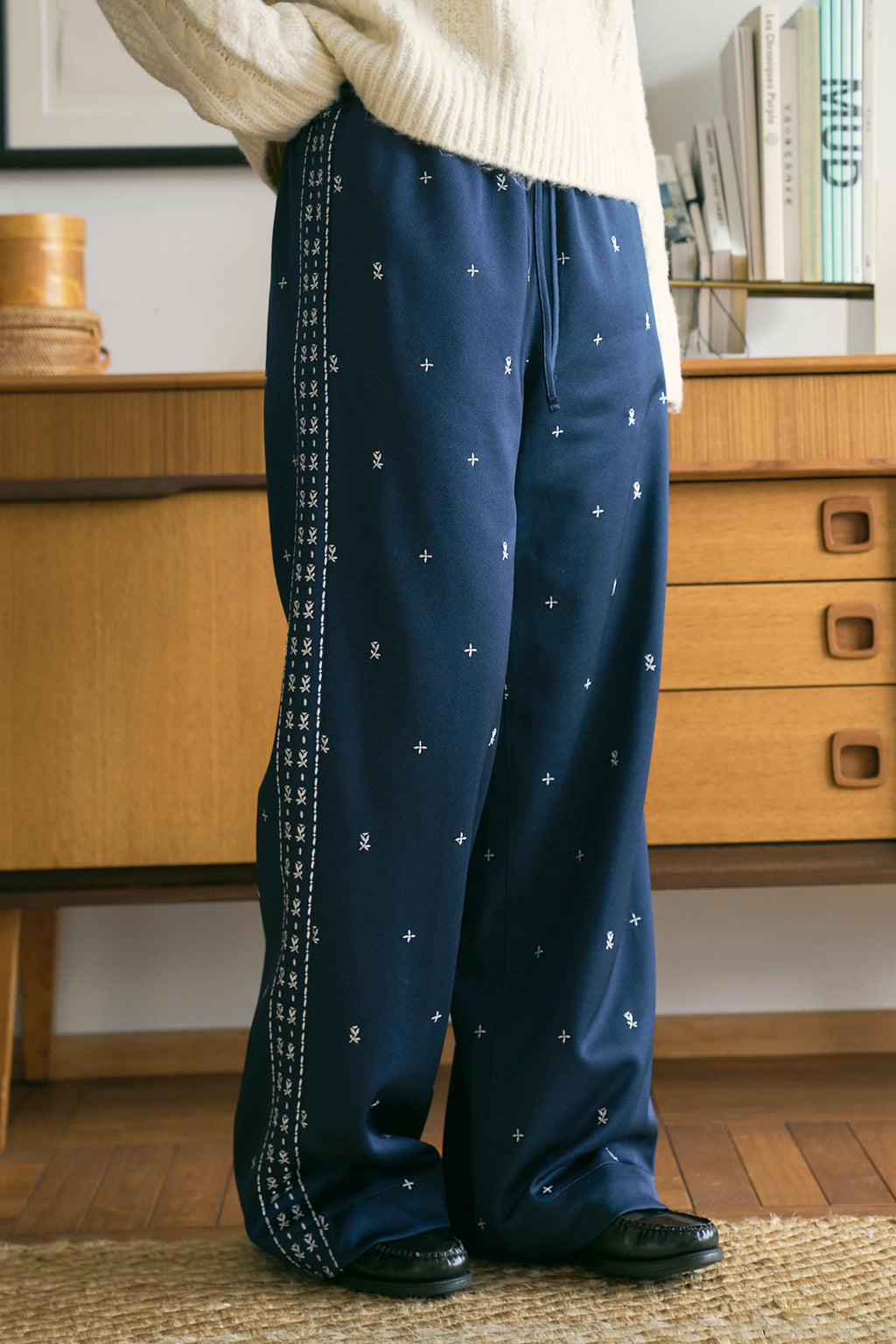 Bohemian Jersey Pants [Navy]