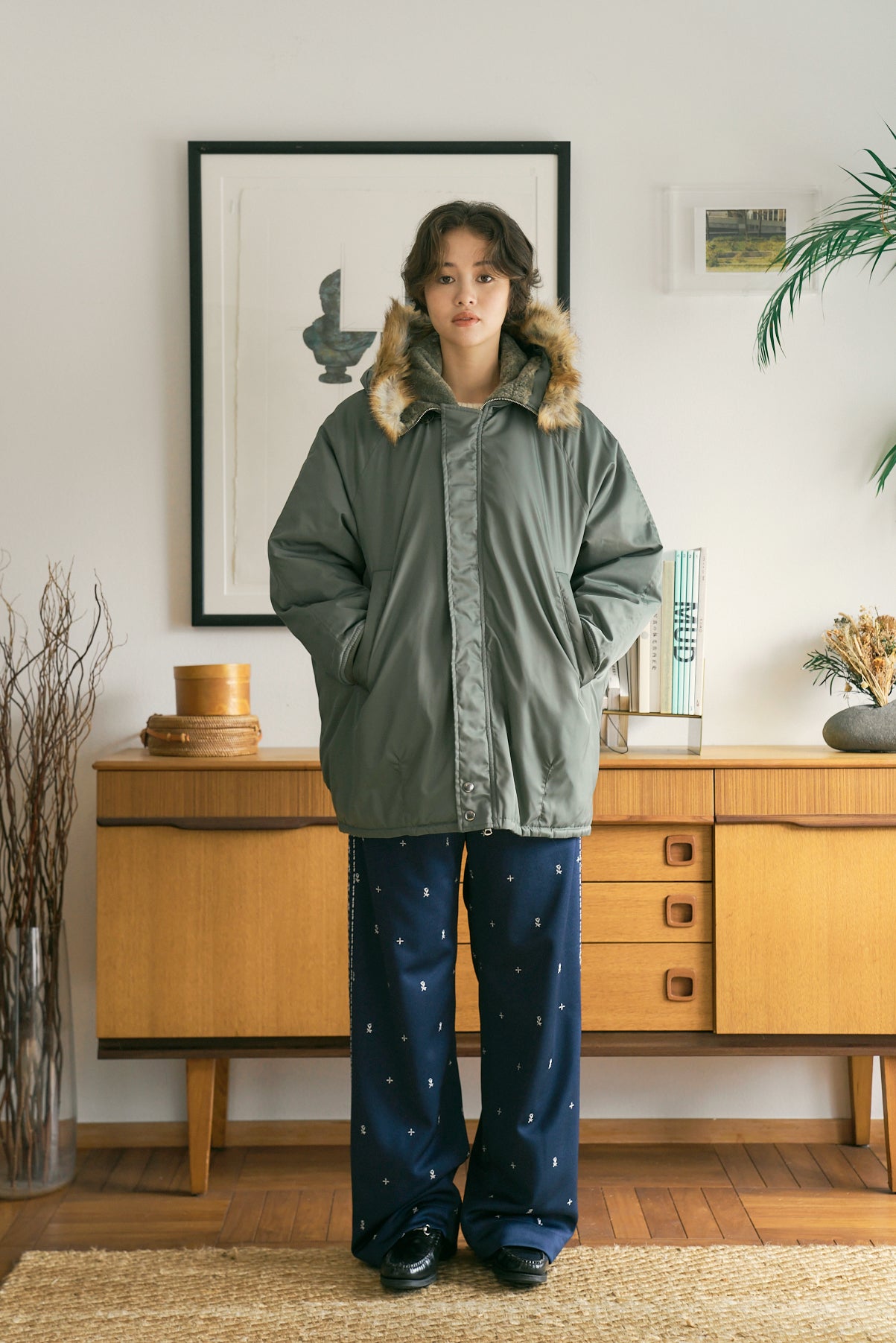 Bohemian Jersey Pants [Navy]