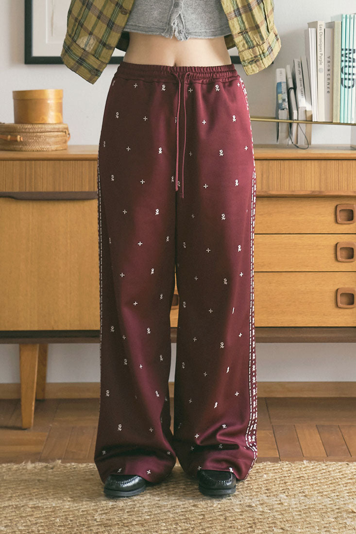 Bohemian Jersey Pants [Burgundy]