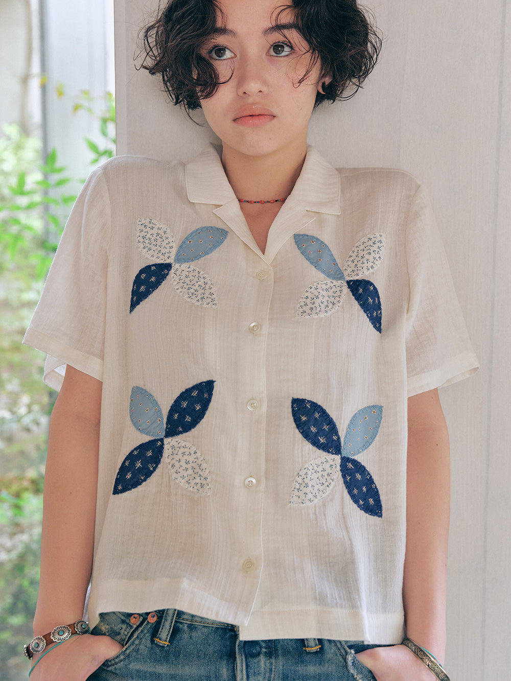 Hand-Stitched Patchwork Shirt