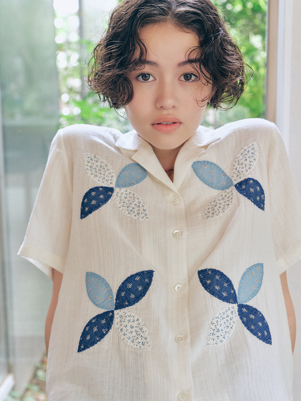 Hand-Stitched Patchwork Shirt