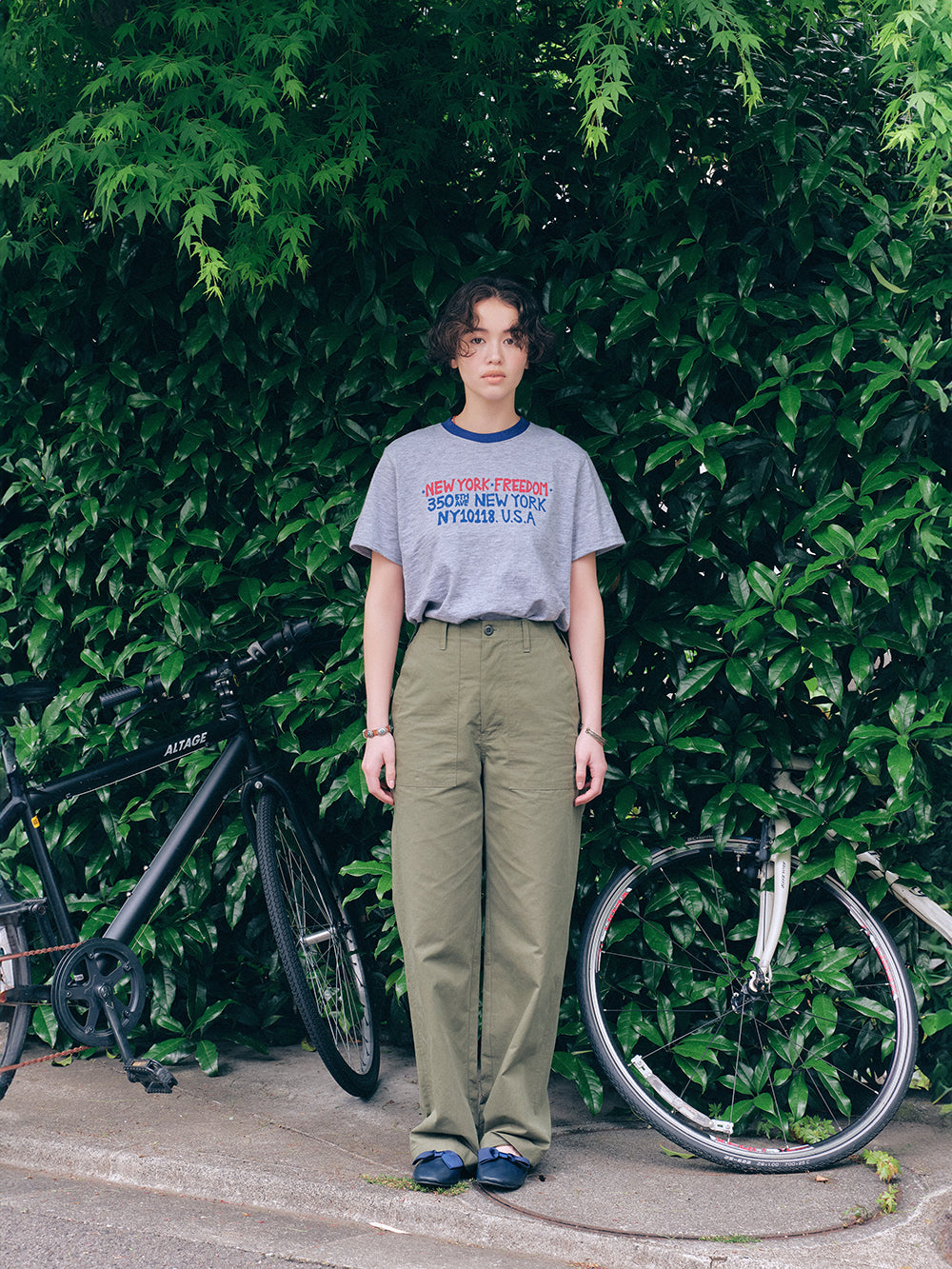 New York Freedom Slub T-shirt [Gray]