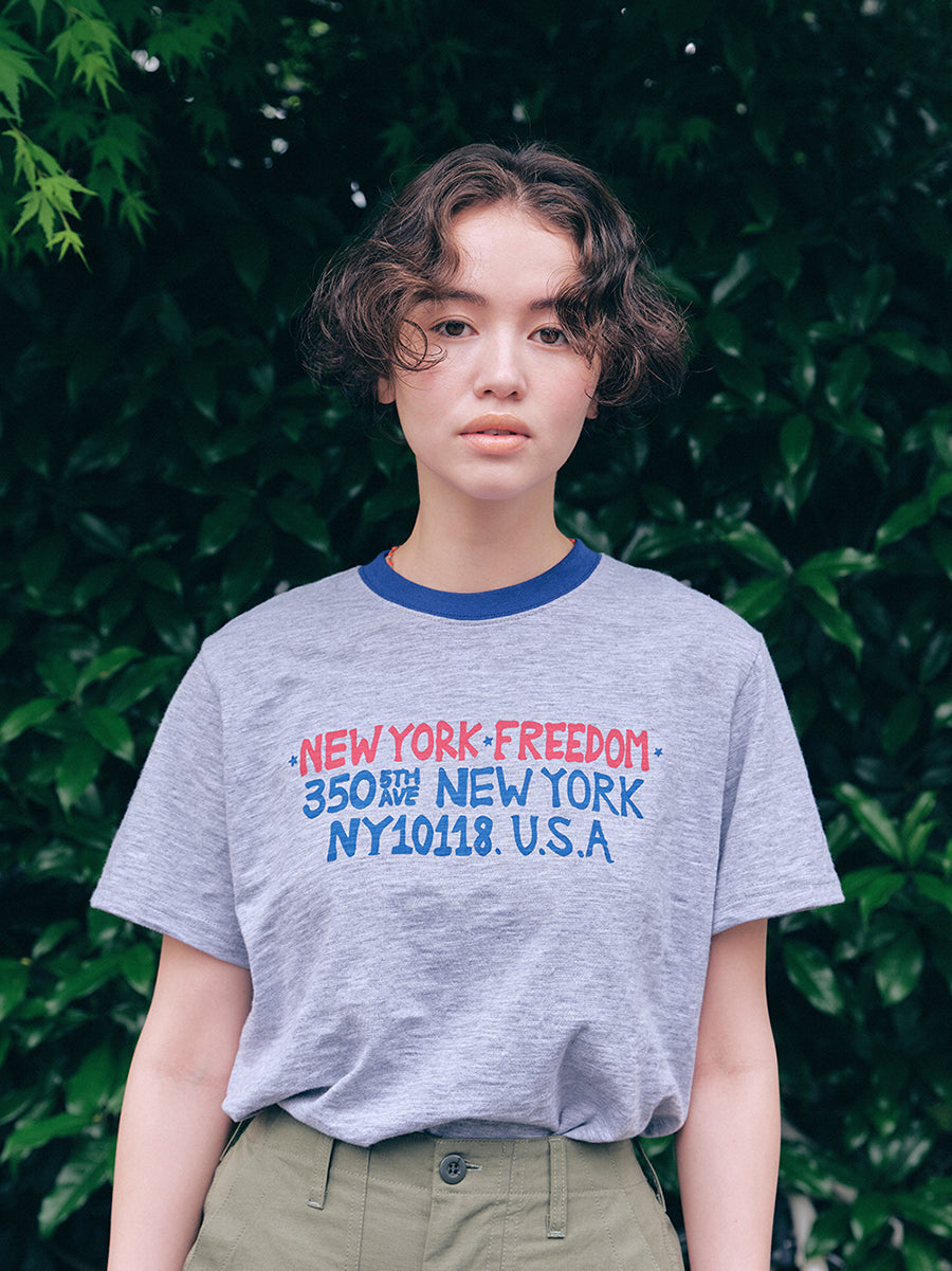 New York Freedom Slub T-shirt [Gray]