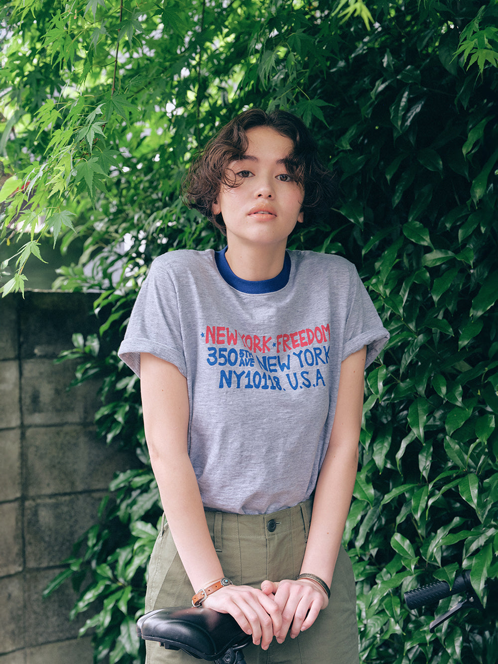 New York Freedom Slub T-shirt [Gray]