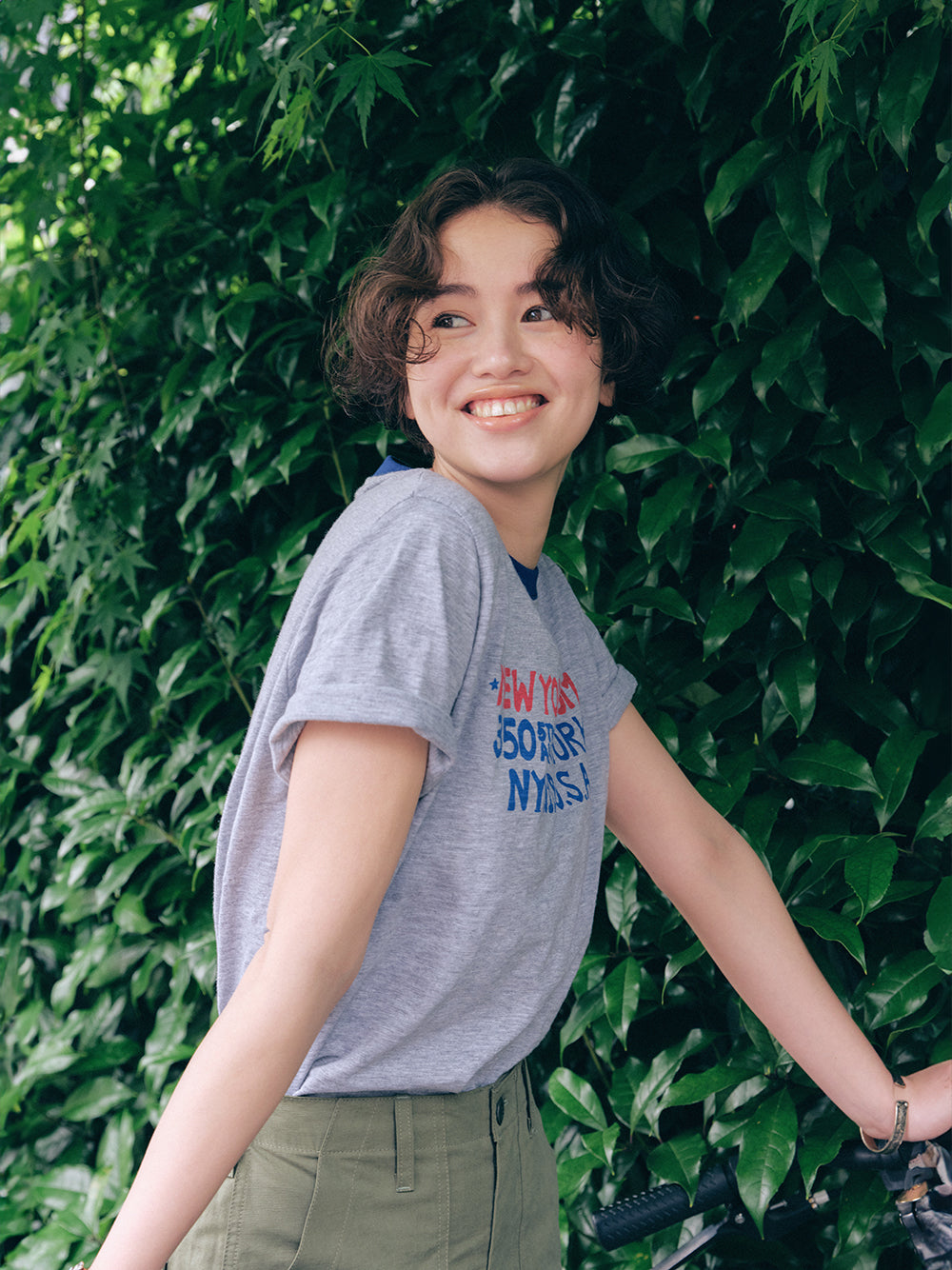 New York Freedom Slub T-shirt [Gray]