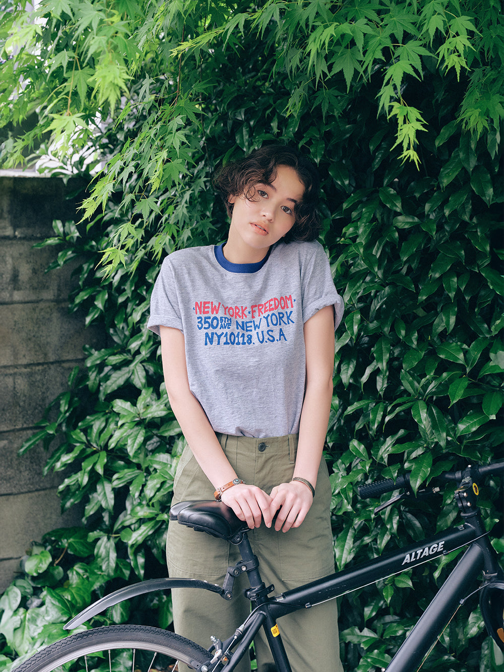 New York Freedom Slub T-shirt [Gray]