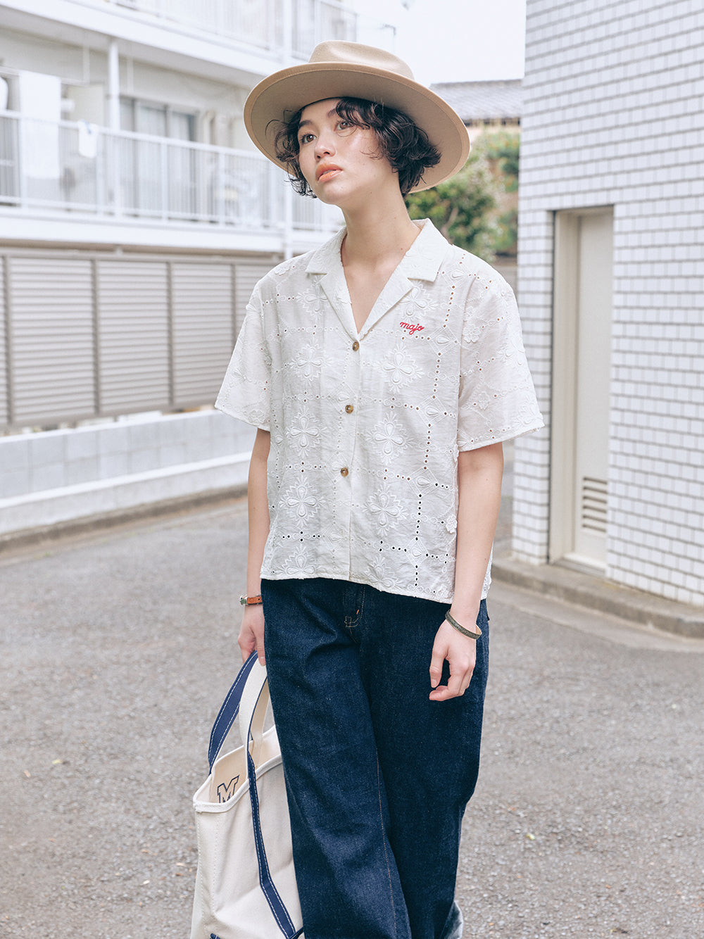 Antique Floral Lace Shirt
