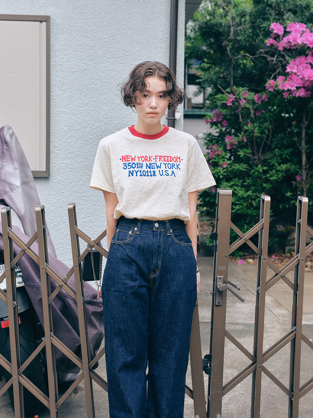 New York Freedom Slub T-shirt [Ivory]