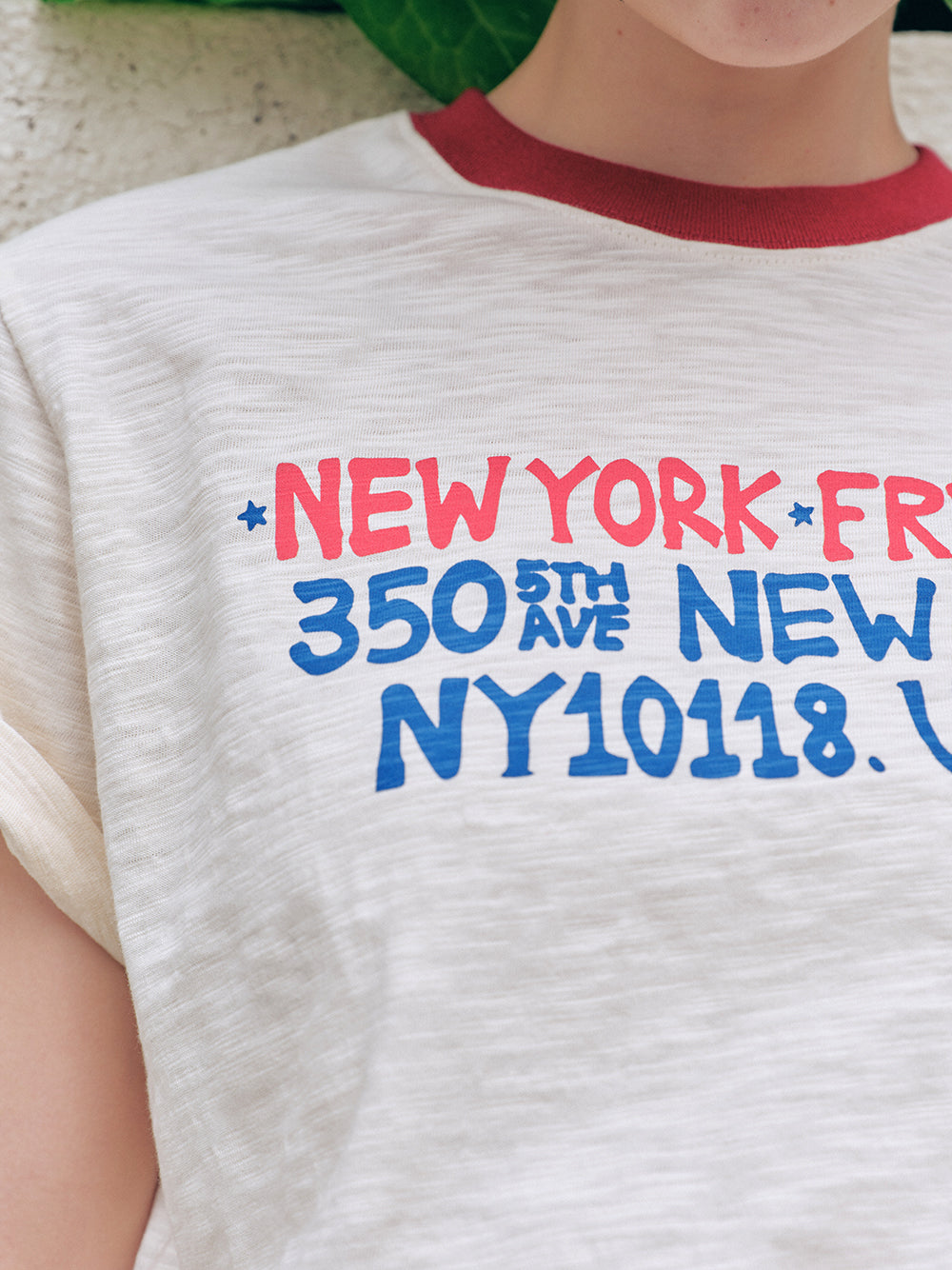 New York Freedom Slub T-shirt [Ivory]
