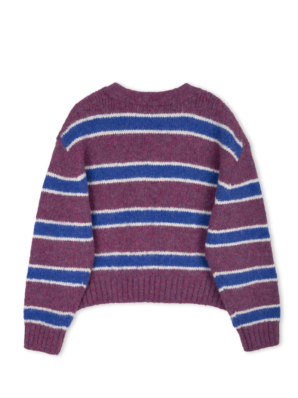 Paula Stripe Knit [Magenta Purple]