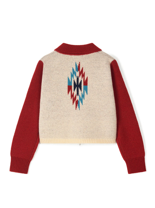 AYA Chimayo wool jacket [Burgundy]