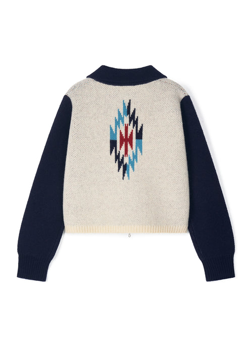 AYA Chimayo wool jacket [Navy]