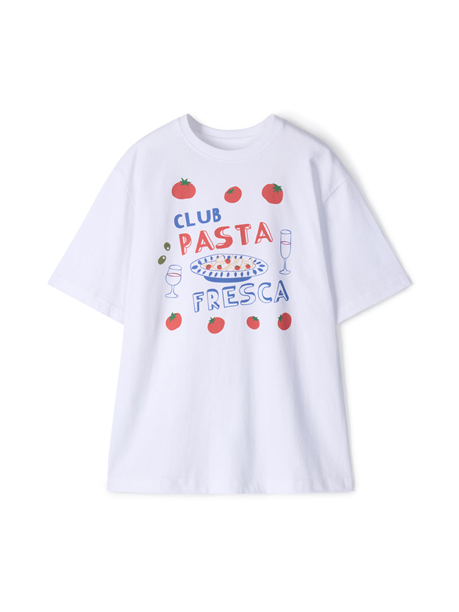 Club Pasta T-shirt [White]