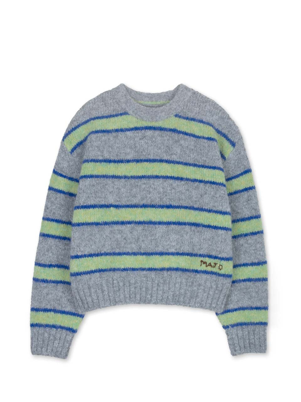 Paula Stripe Knit [Grey]