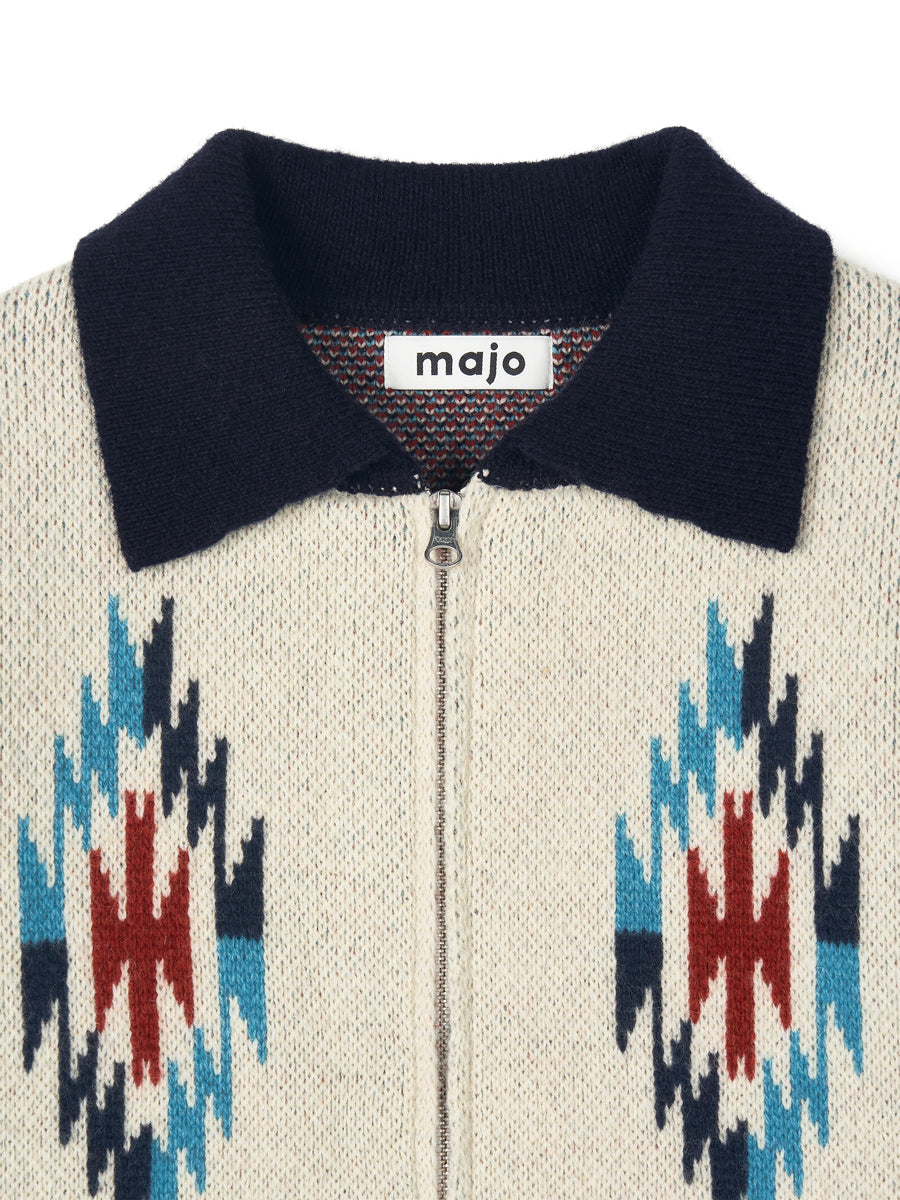 AYA Chimayo wool jacket [Navy]