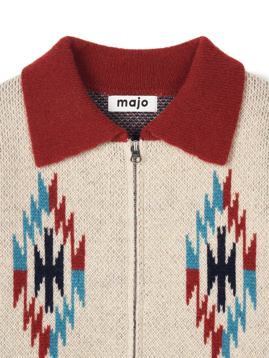 AYA Chimayo wool jacket [Burgundy]