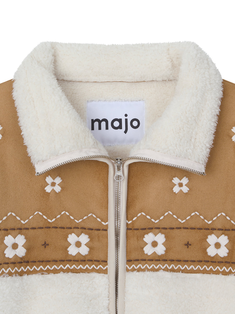 Miyao Suede Shearling Jacket