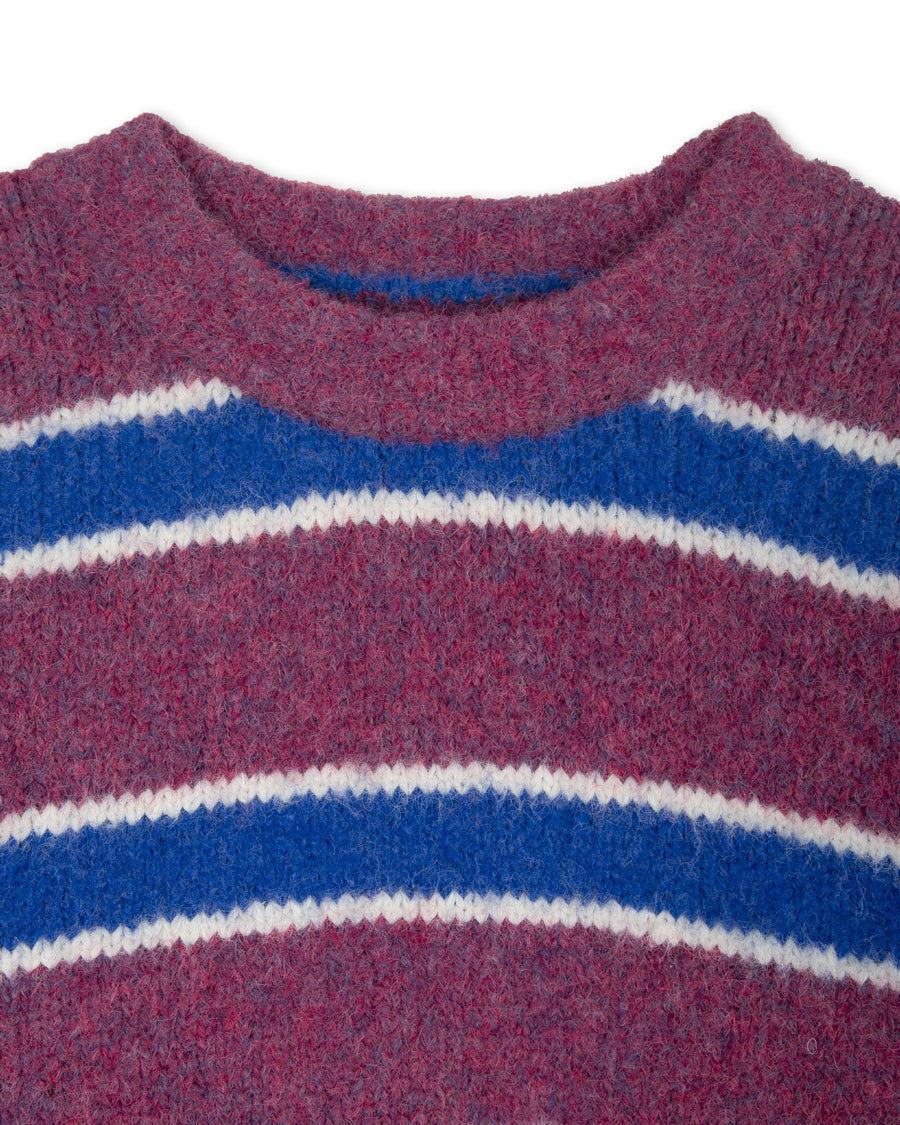 Paula Stripe Knit [Magenta Purple]
