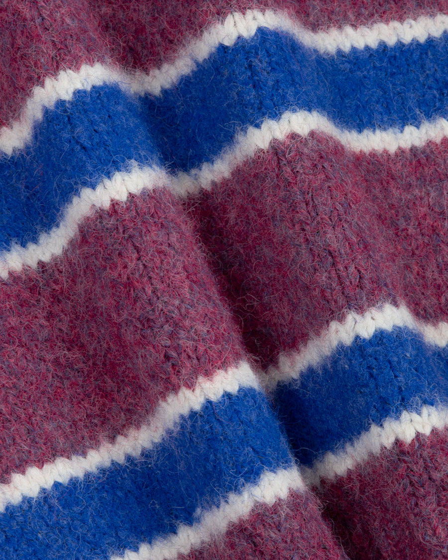 Paula Stripe Knit [Magenta Purple]