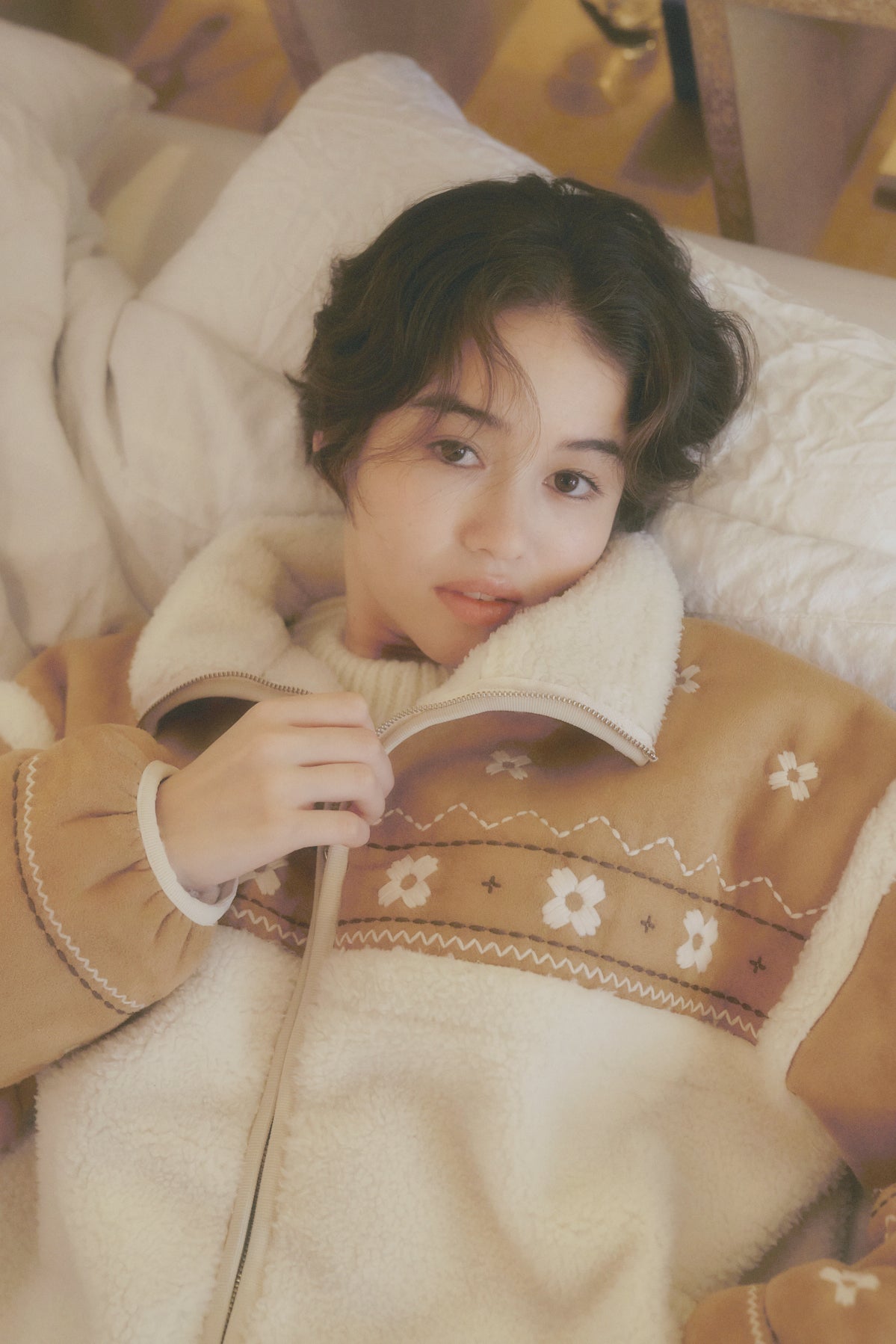 Miyao Suede Shearling Jacket