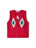 [Pre-Order: Ships Late July]Chimayo Vest [Tomato Red]