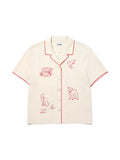 Red-Stitch Linen Shirt