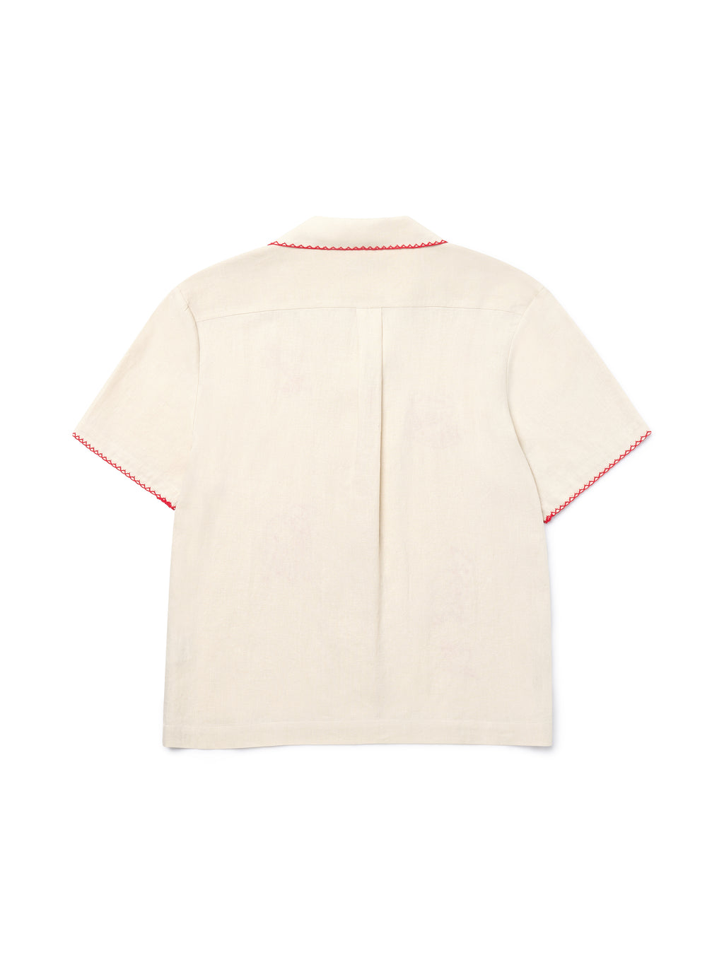 Red-Stitch Linen Shirt