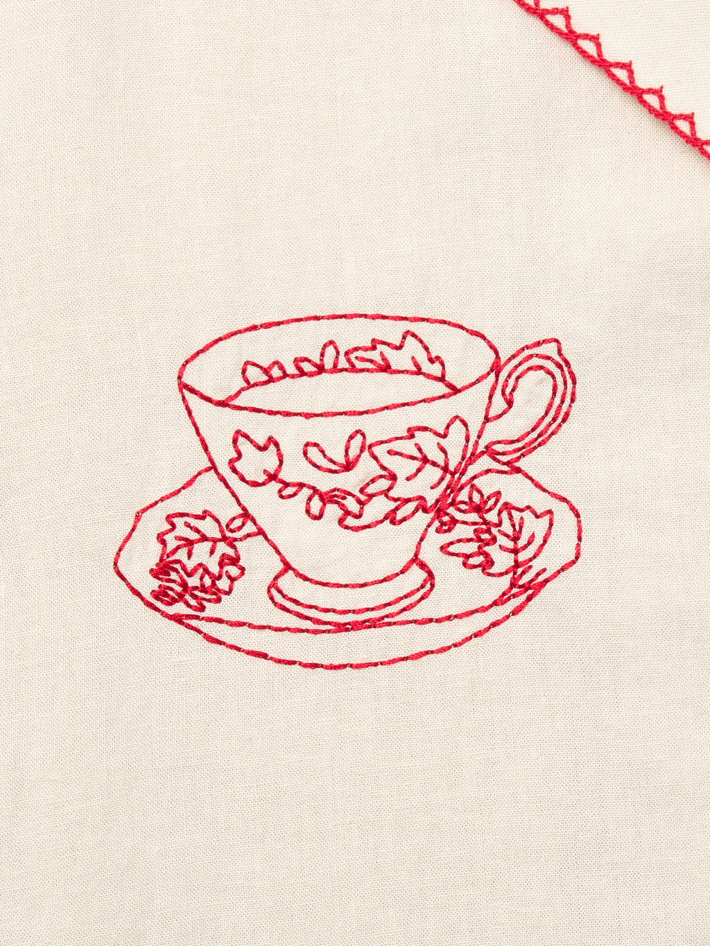 Red-Stitch Linen Shirt