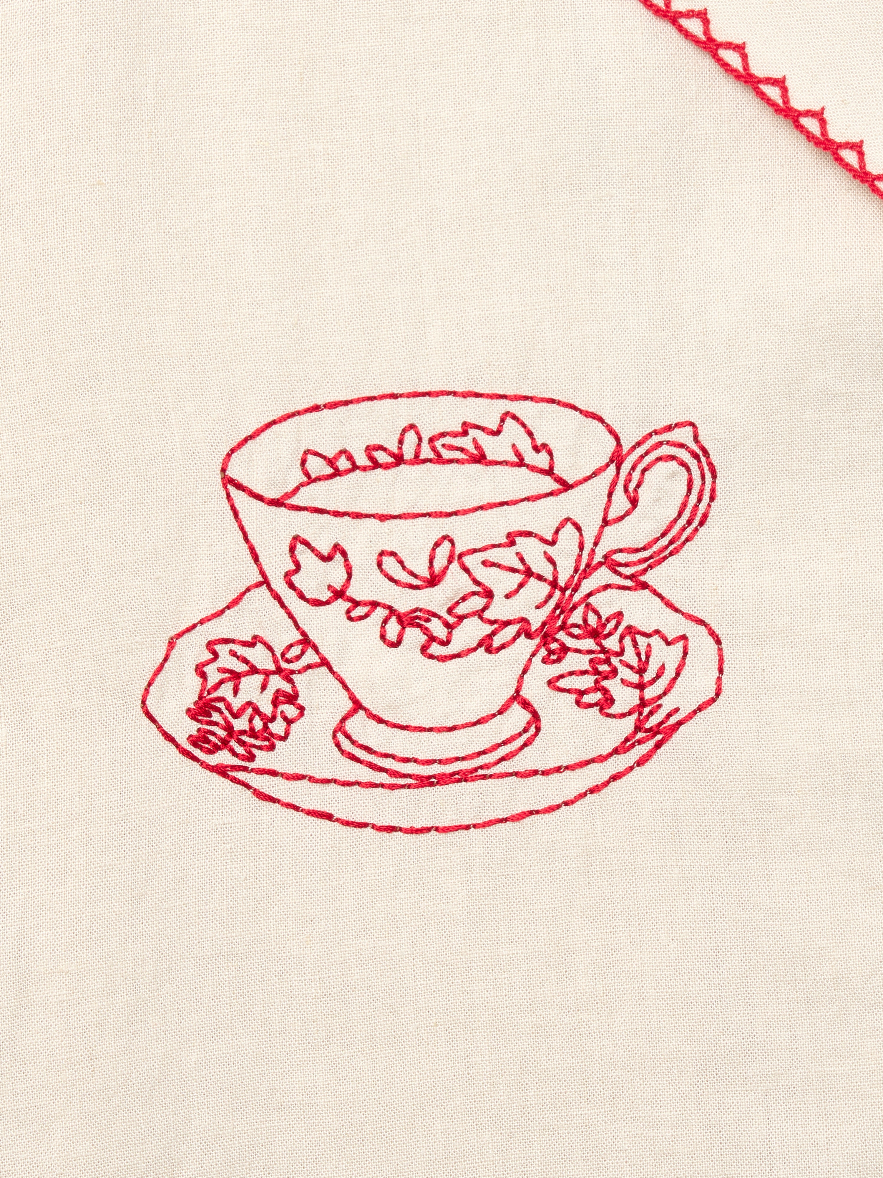 Red-Stitch Linen Shirt