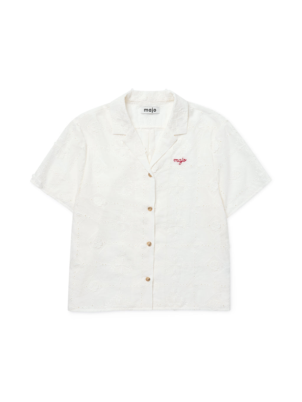 Antique Floral Lace Shirt