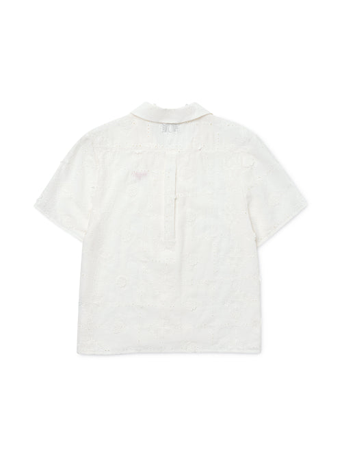 Antique Floral Lace Shirt