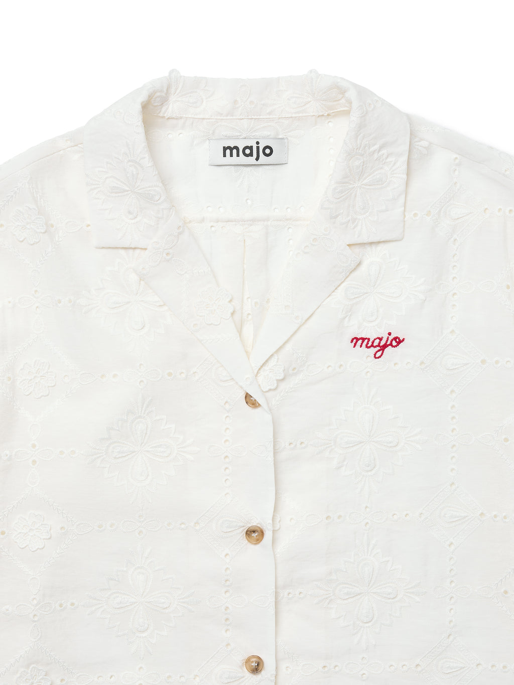Antique Floral Lace Shirt
