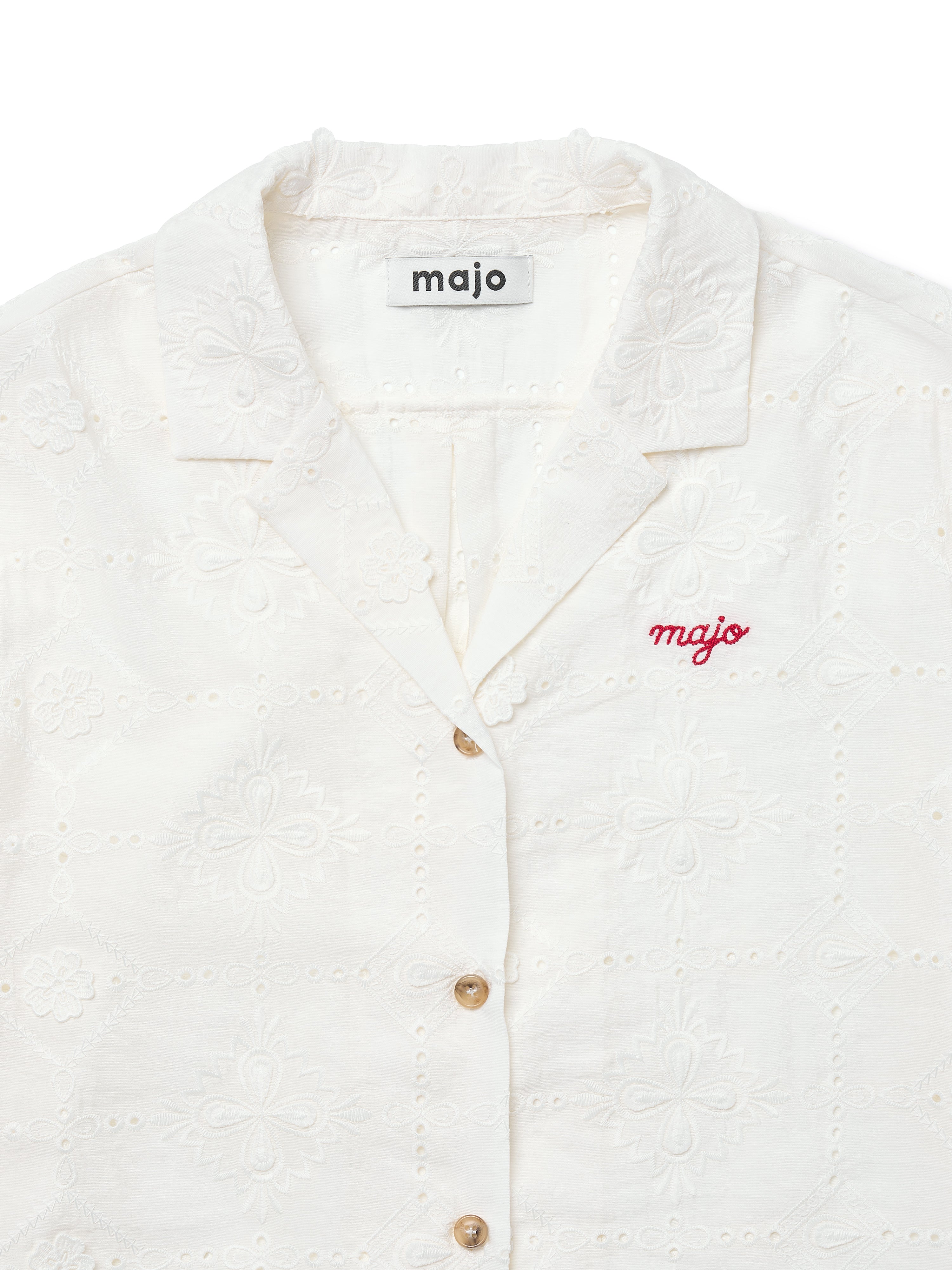 Antique Floral Lace Shirt