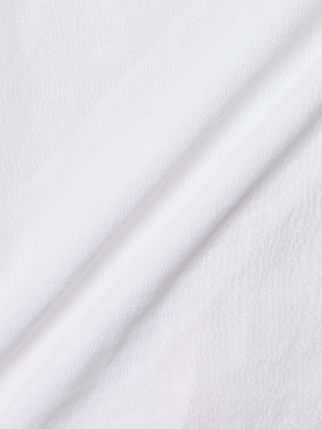 Linen Wrapped Neck Blouse [White]