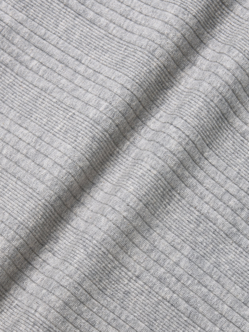 Square Henley-neck T-Shirt [Gray]