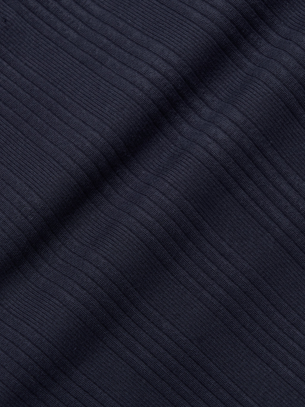 Square Henley-neck T-Shirt [Navy]