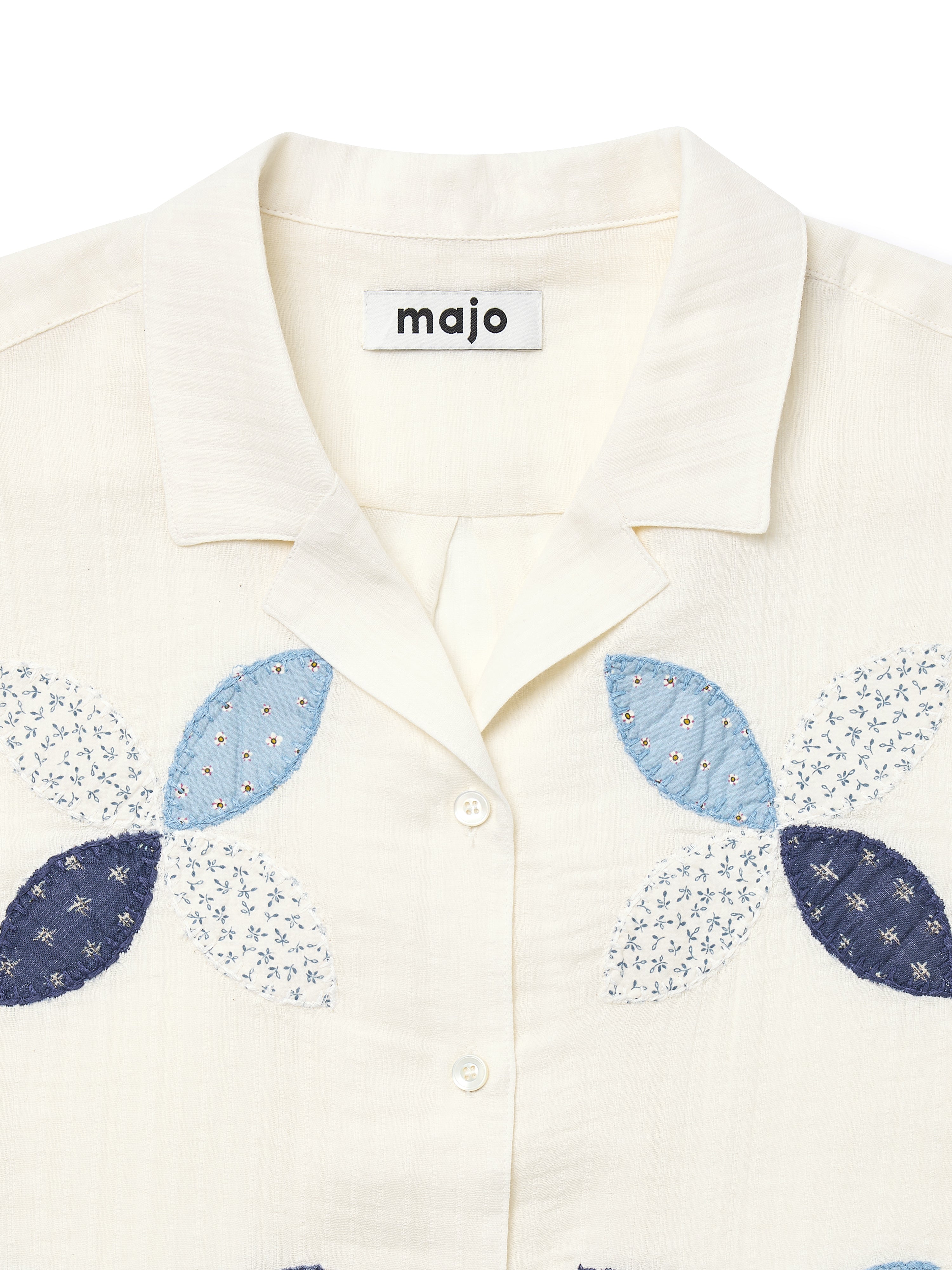 Hand-Stitched Patchwork Shirt